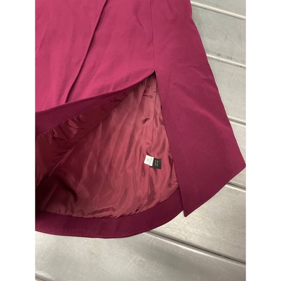 IMAN Collar Cape Poncho Womens XS/Small Burgundy NWT - Picture 3 of 6